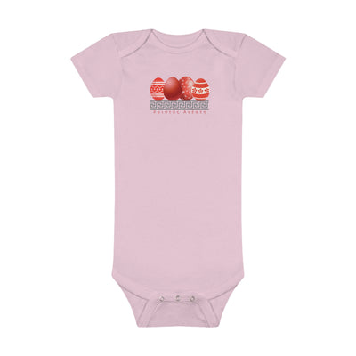 Christos Anesti - Red Eggs - Easter Baby Short Sleeve Onesie®