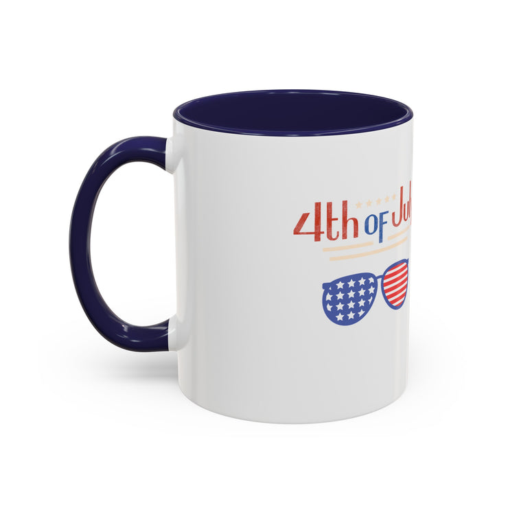 Red, White, And Blue - 4th of July - Sunnies -  Coffee Mug (11, 15oz)