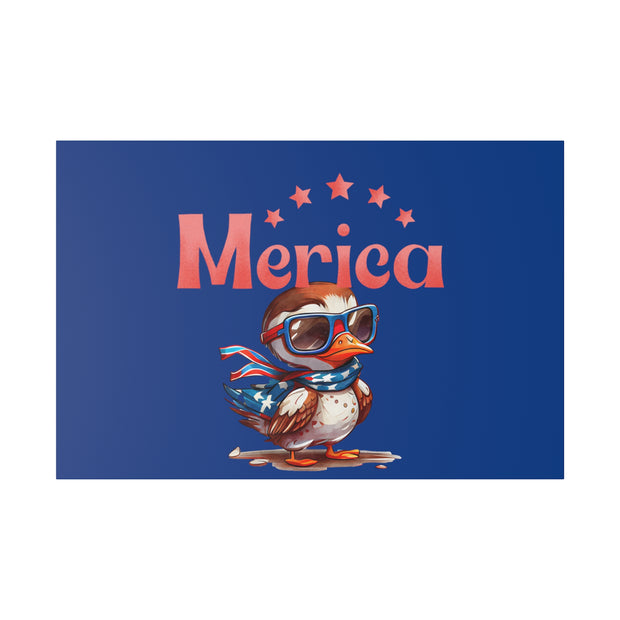 Red, White, And Blue - 4th of July - Merica Flyin Eagle Canvas, Stretched, 0.75"