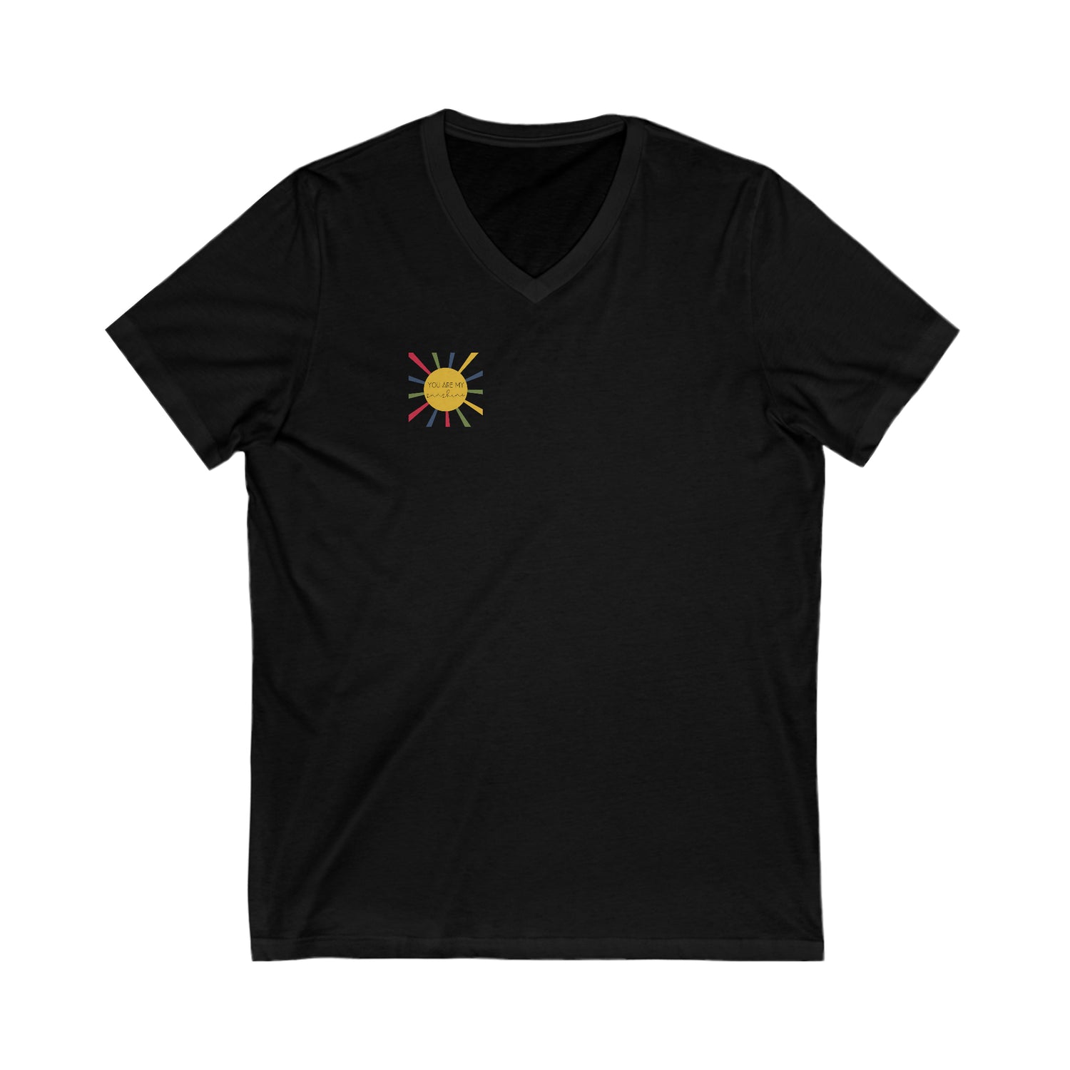 You are my sunshine - adult Unisex Jersey Short Sleeve V-Neck Tee