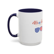 Red, White, And Blue - 4th of July - Sunnies -  Coffee Mug (11, 15oz)