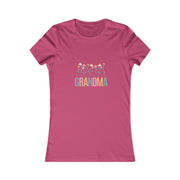 GRANDMA Flower Power matching Mini, Mama, Auntie, Mimi, Nana Women's Favorite Tee