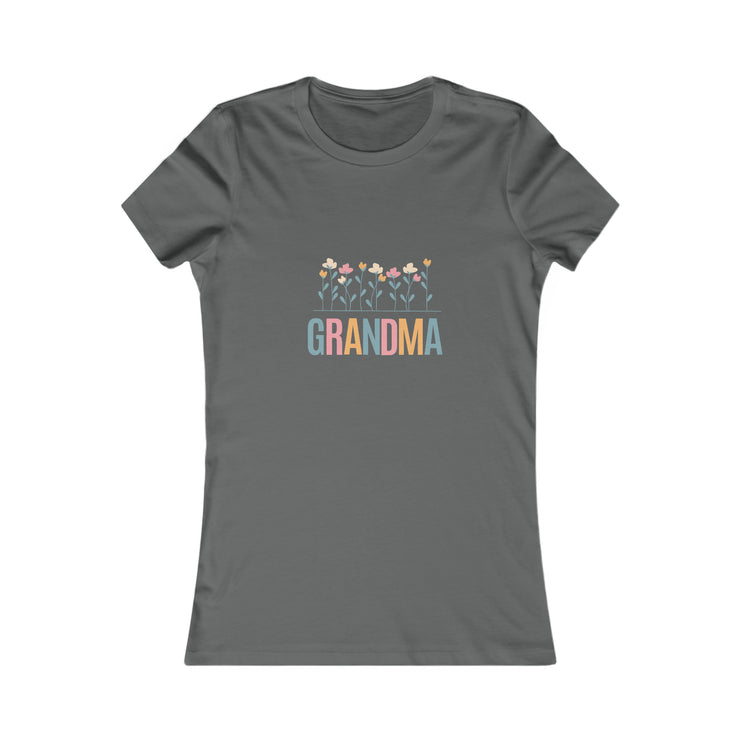 GRANDMA Flower Power matching Mini, Mama, Auntie, Mimi, Nana Women's Favorite Tee