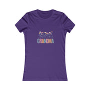 GRANDMA Flower Power matching Mini, Mama, Auntie, Mimi, Nana Women's Favorite Tee