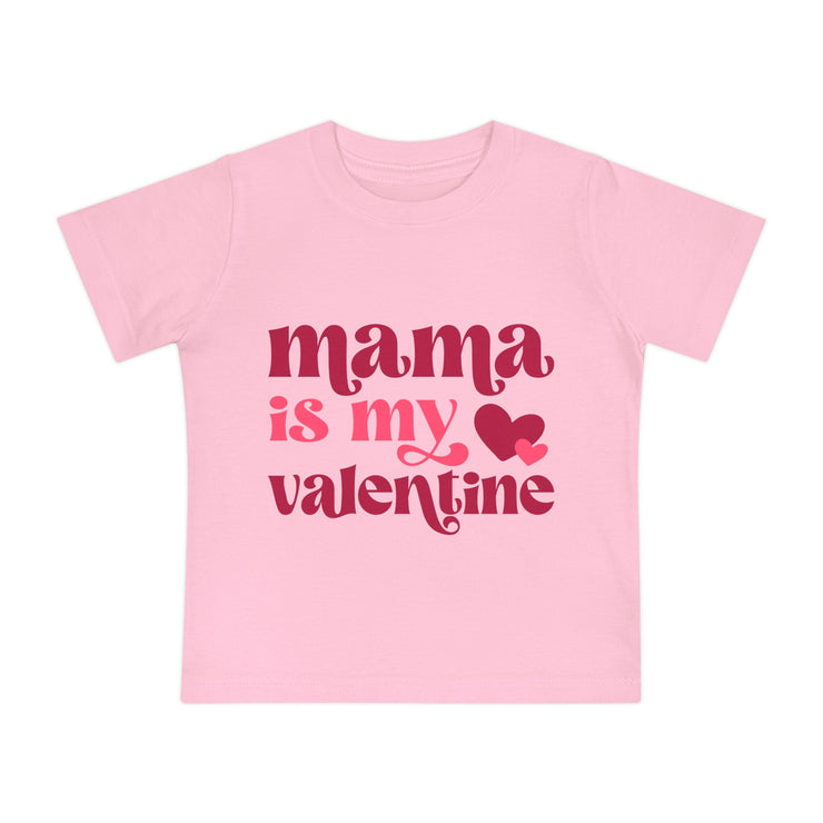 MAMA is MY VALENTINE Baby Short Sleeve T-Shirt