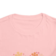 Mama's Girl Flower Valentines Toddler Short Sleeve Tee