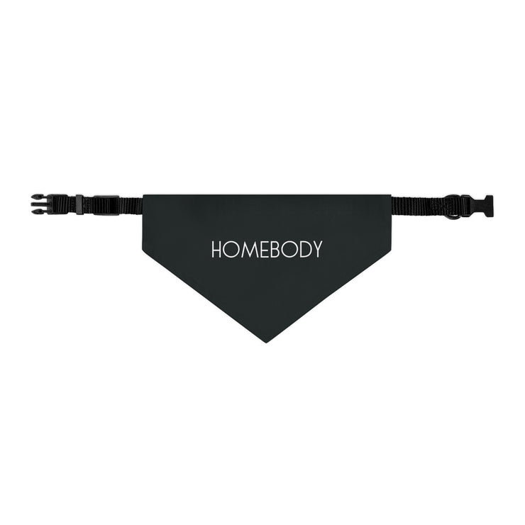 HOMEBODY - Black Pet Bandana Collar