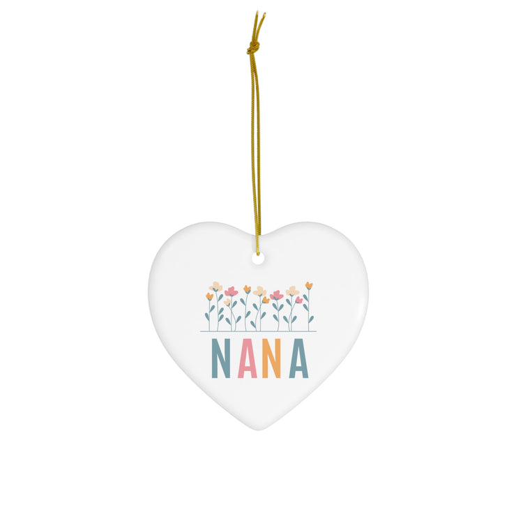 NANA Ceramic Ornament, 4 Shapes