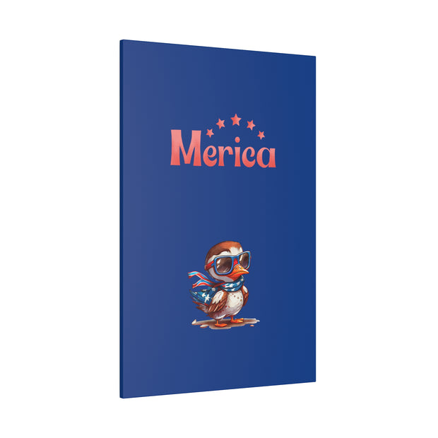 Red, White, And Blue - 4th of July - Merica Flyin Eagle Canvas, Stretched, 0.75"