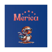 Red, White, And Blue - 4th of July - Merica Flyin Eagle Canvas, Stretched, 0.75"