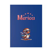 Red, White, And Blue - 4th of July - Merica Flyin Eagle Canvas, Stretched, 0.75"