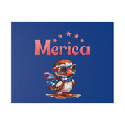 Red, White, And Blue - 4th of July - Merica Flyin Eagle Canvas, Stretched, 0.75"