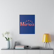 Red, White, And Blue - 4th of July - Merica - Matte Canvas, Stretched, 0.75"