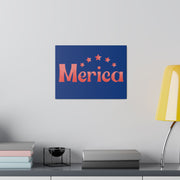 Red, White, And Blue - 4th of July - Merica - Matte Canvas, Stretched, 0.75"