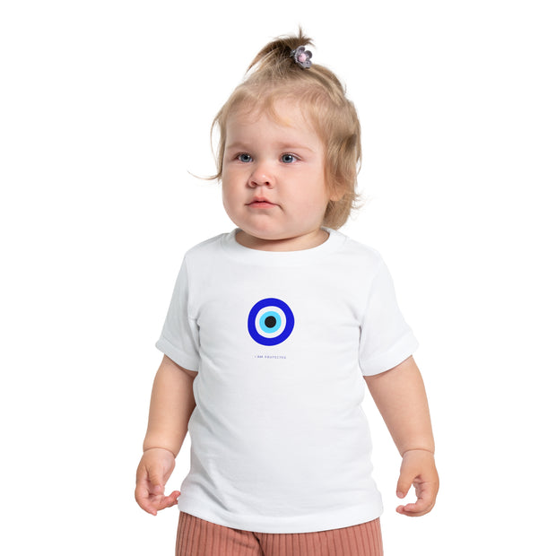 I am protected - evil eye - Baby Short Sleeve T-Shirt