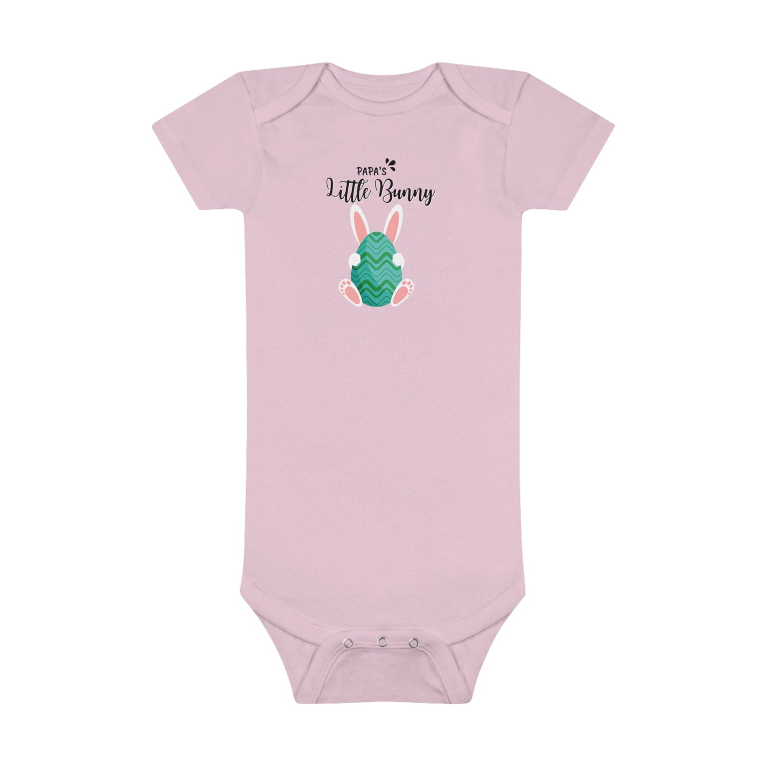 Papas little bunny Easter Baby Short Sleeve Onesie®