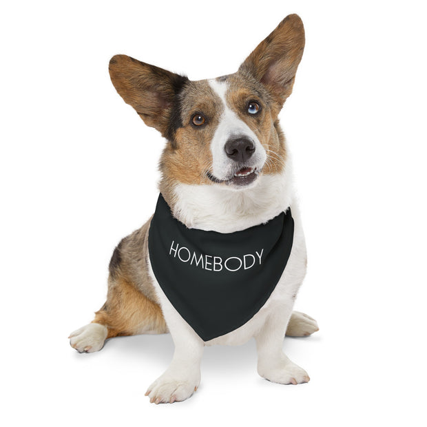 HOMEBODY - Black Pet Bandana Collar