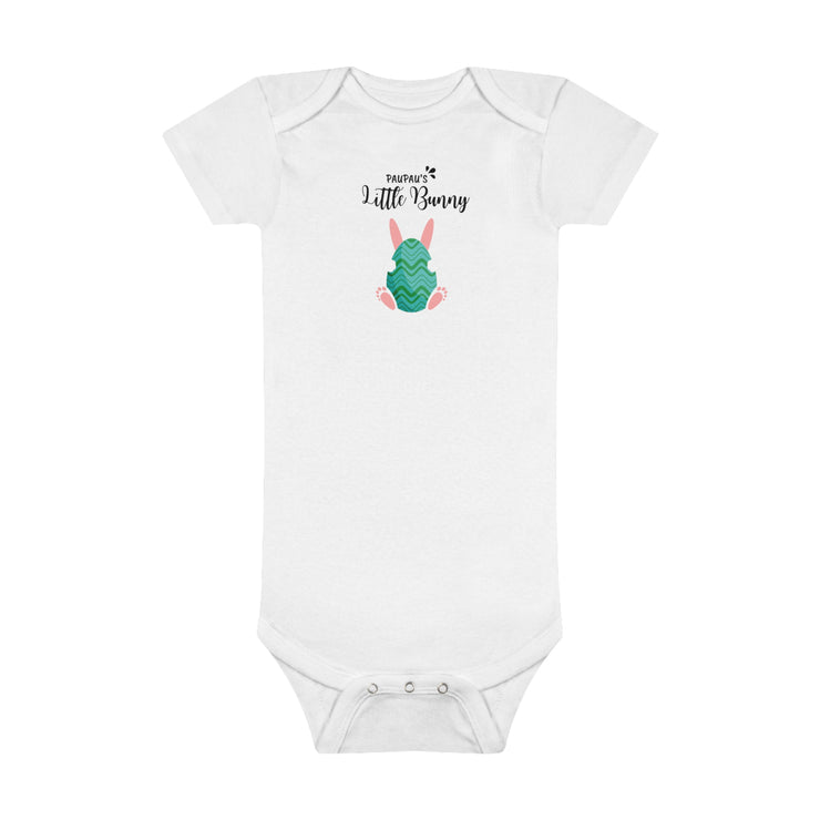 PauPaus Little Bunny Easter Baby Short Sleeve Onesie®