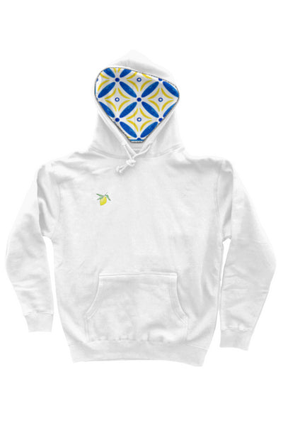 Capri Lemon Embroidered Italian independent heavyweight pullover hoodie