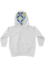 Italian Horn and Medal I am protected kids fleece pullover hoodie