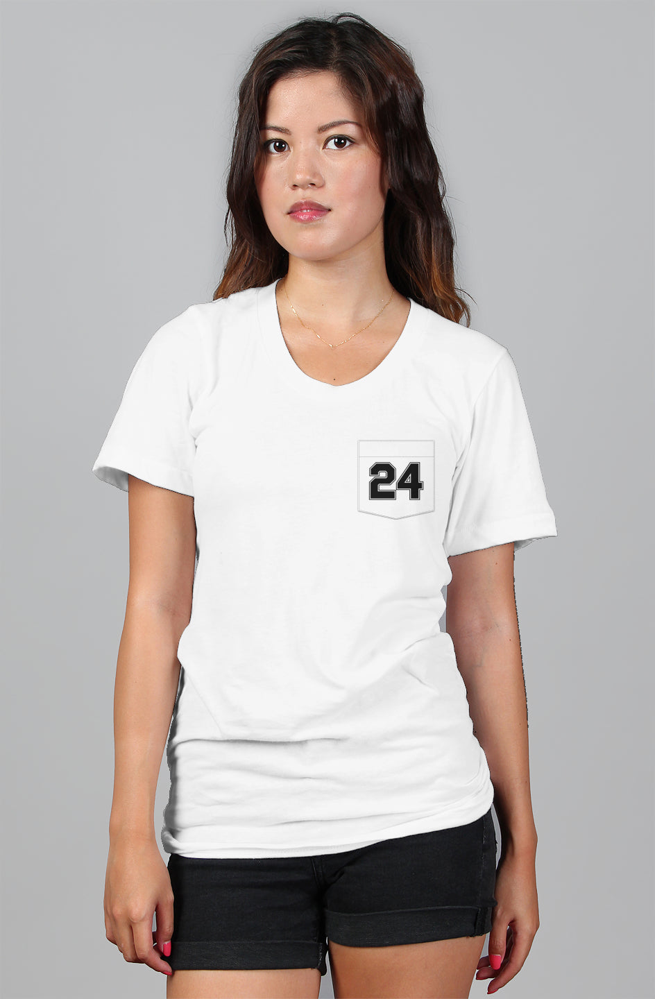 24 - Pocket Tee - Congrats Grad Class of 2024  womens relaxed t shirt