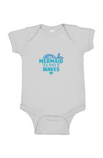 Be a Mermaid And Make Waves - Infant Fine Jersey Bodysuit