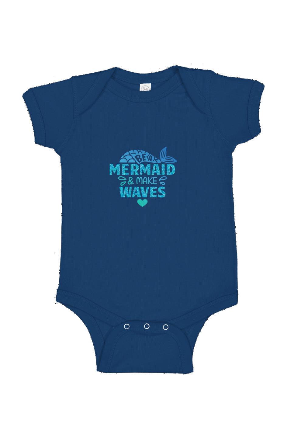 Be a mermaid and make waves - Infant Fine Jersey Bodysuit