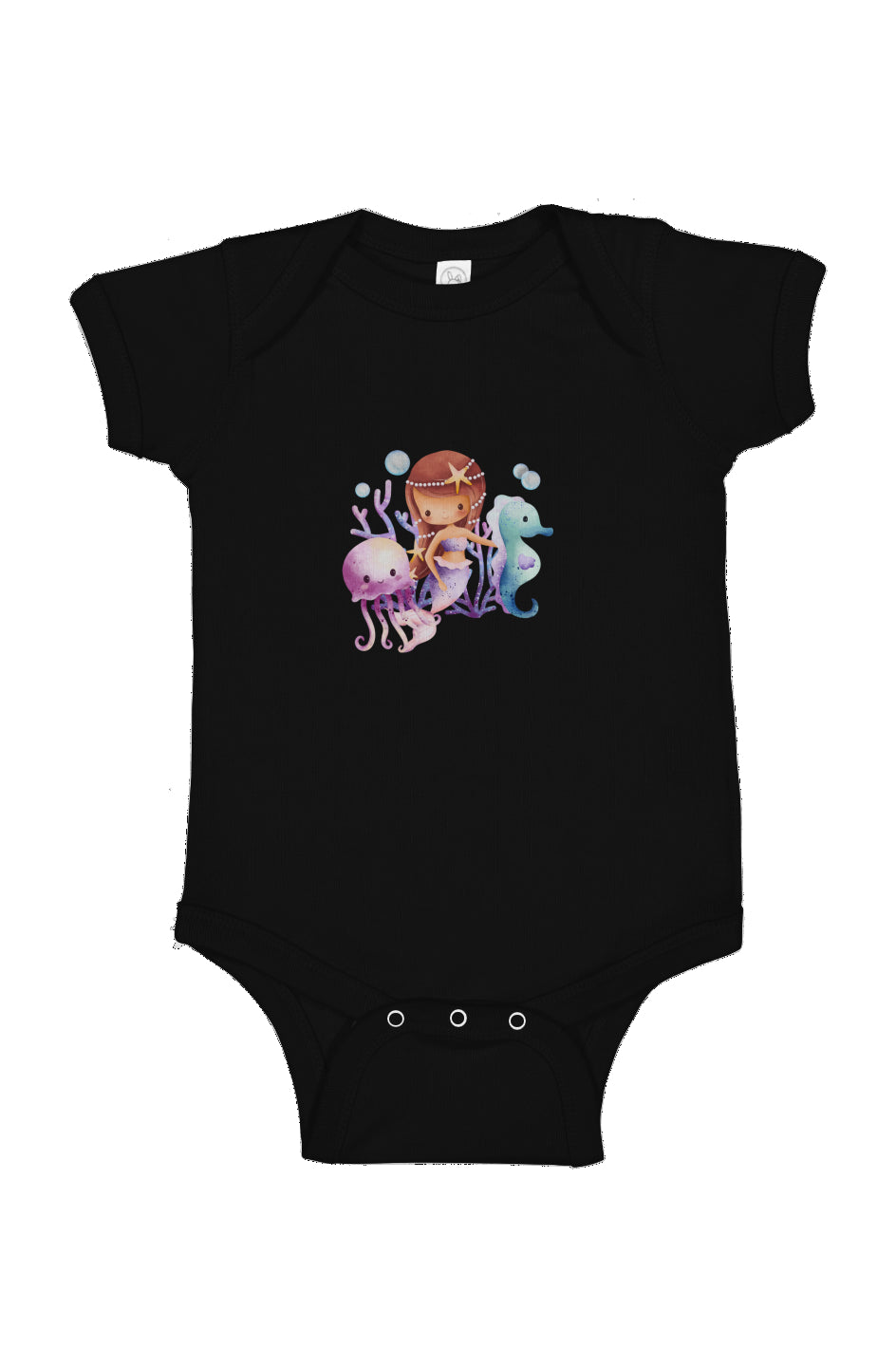 Mermaid and Her Friends - Infant Fine Jersey Bodysuit