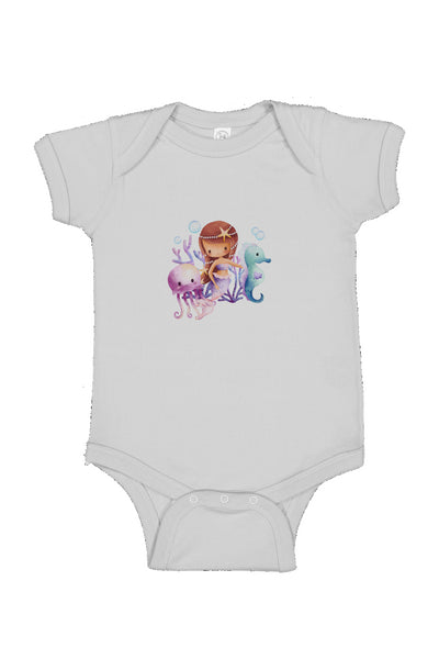 Mermaid and Her Friends - Infant Fine Jersey Bodysuit