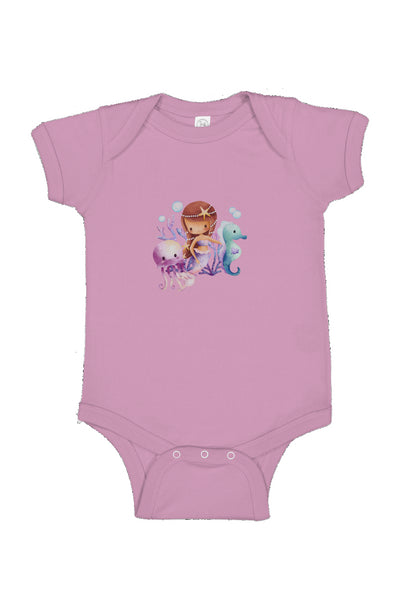 Mermaid And Her Friends - Infant Fine Jersey Bodysuit