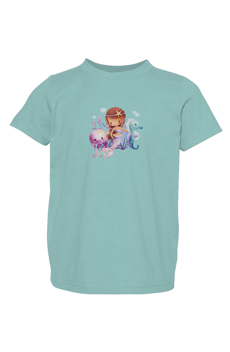 Mermaid And Her Friends - Toddler Fine Jersey Tee