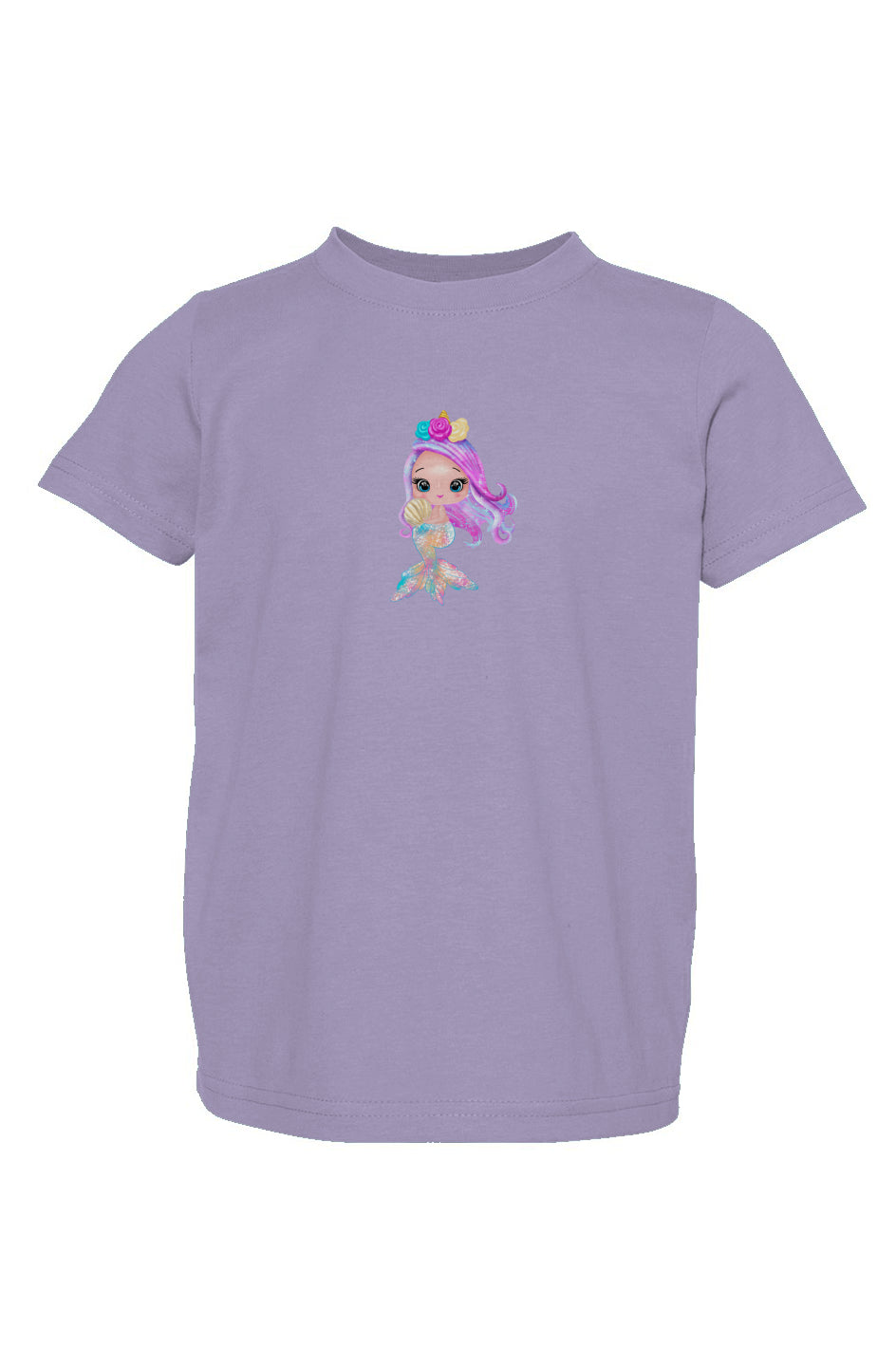 Mermaid Purple Princess Toddler Fine Jersey Tee