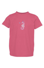 Mermaid Party Seahorse - Toddler Fine Jersey Tee