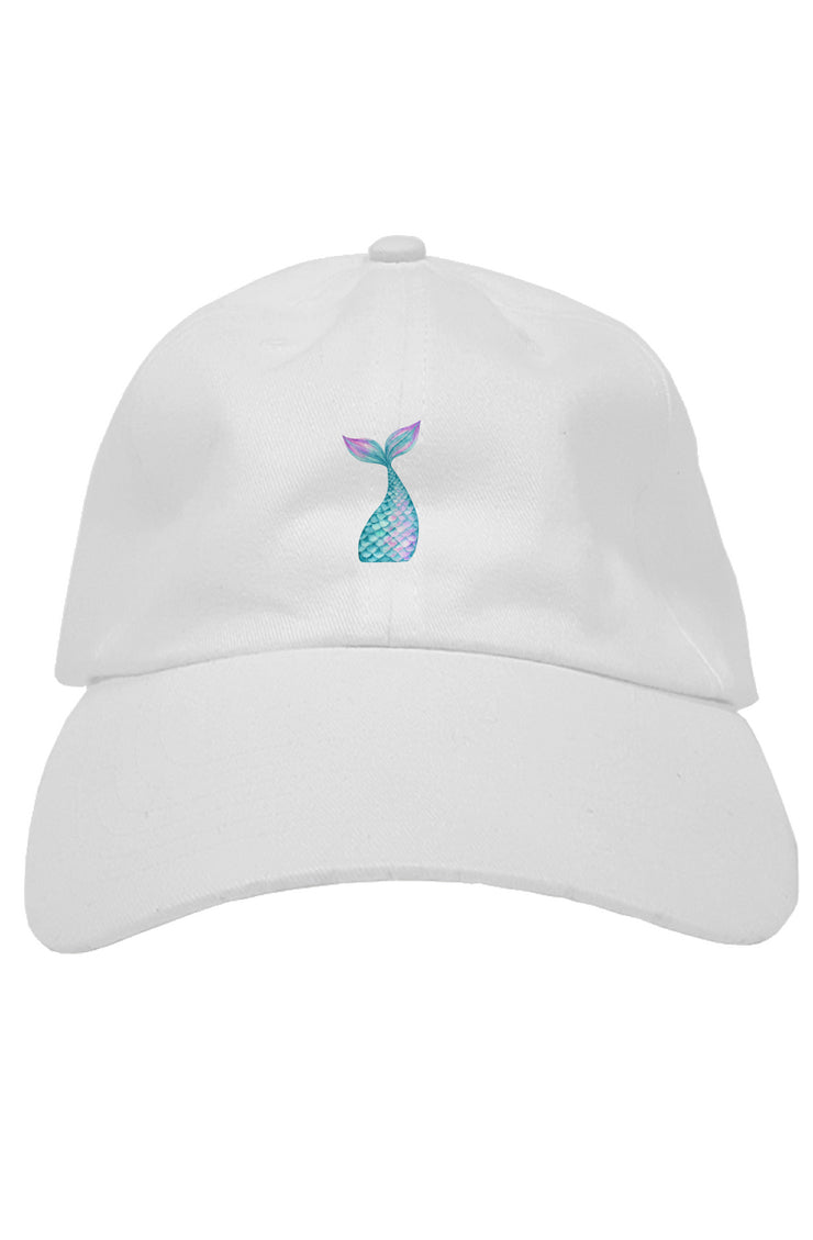 Mermaid tail - Embroidered - soft baseball caps