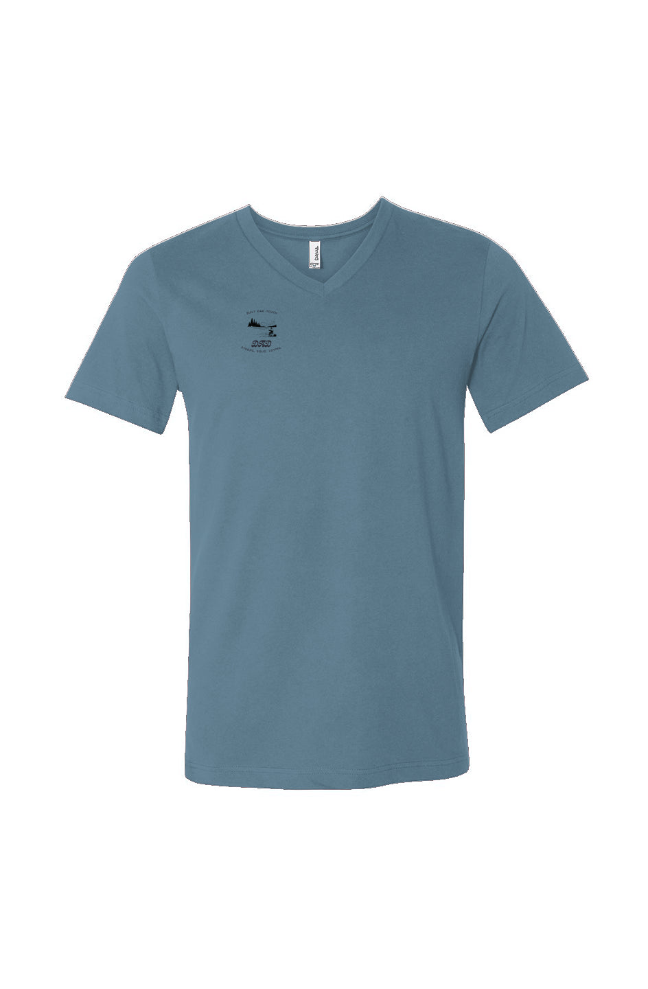 Built Dad Tough - Gone Finshin' - Jersey V-Neck Tee