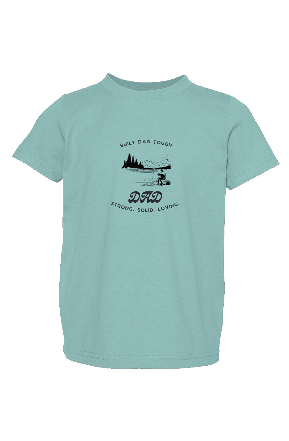 Built Dad Tough - Gone Fishin’ - Toddler Fine Jersey Tee