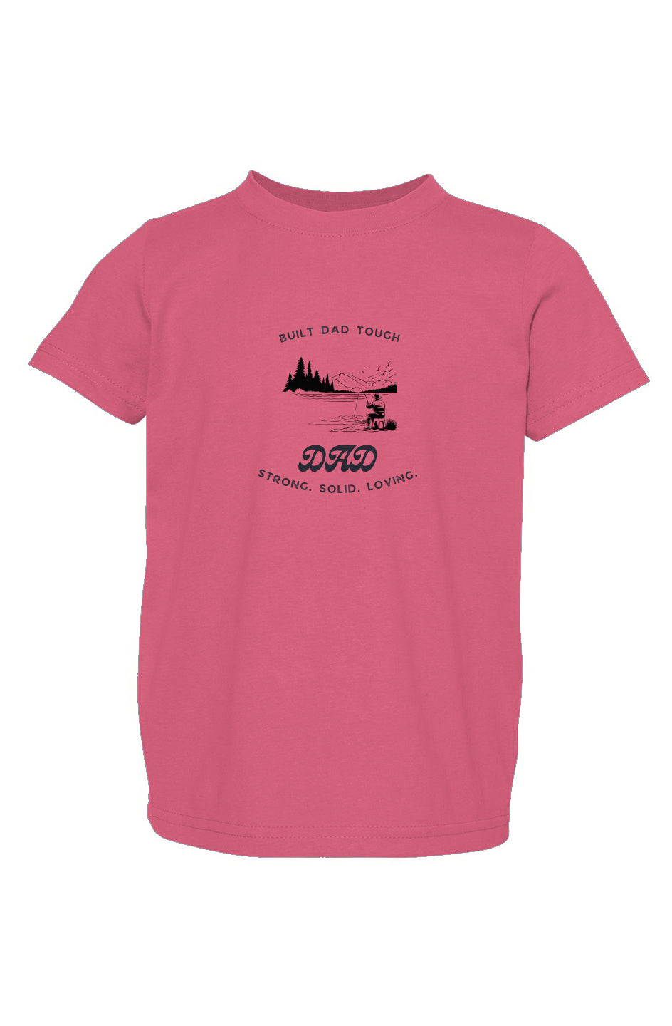 Built Dad Tough - Gone Fishin’ - Toddler Fine Jersey Tee