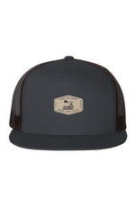 Built Dad Tough - Gone Fishin’ -Mesh-Five-Panel-Trucker-Cap