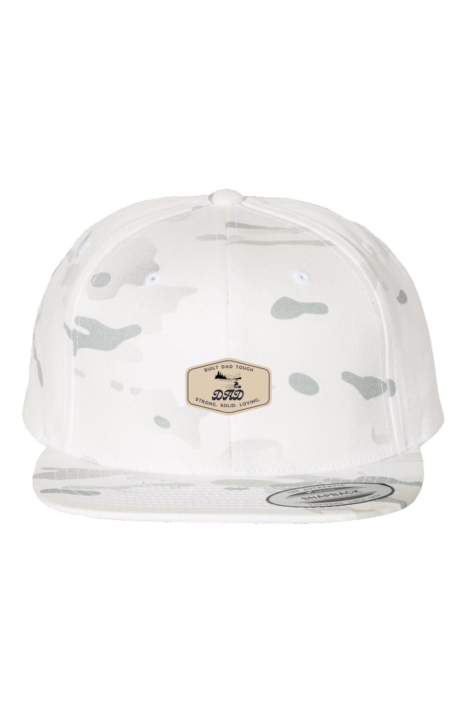 Built Dad Tough - Gone Fishin’ - Camo Alpine Premium Snapback