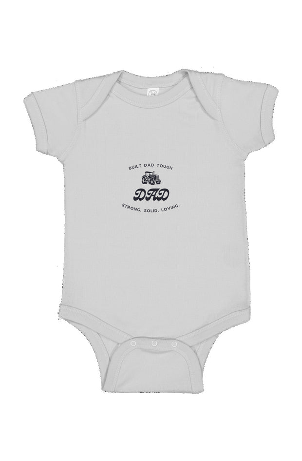 Built Dad Tough - Tractor Ridin’ -Infant Fine Jersey Bodysuit