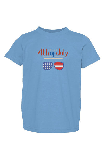 Red, White, And Blue - 4th of July - Sunnies - Toddler Fine Jersey Tee