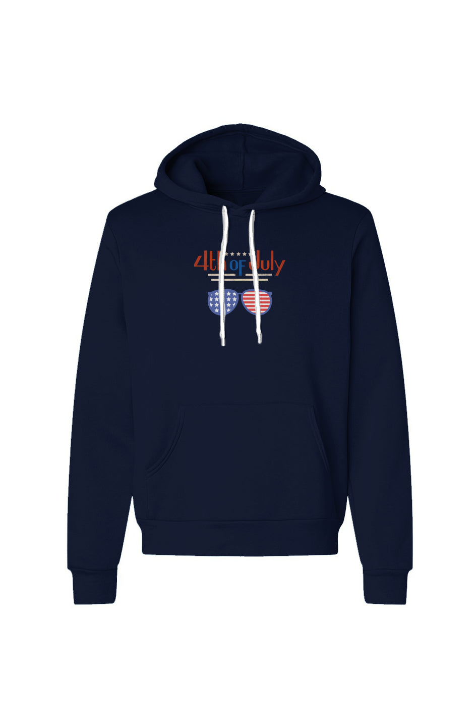 Red, White, And Blue - 4th of July - Sunnies - Unisex Pullover Hoodie