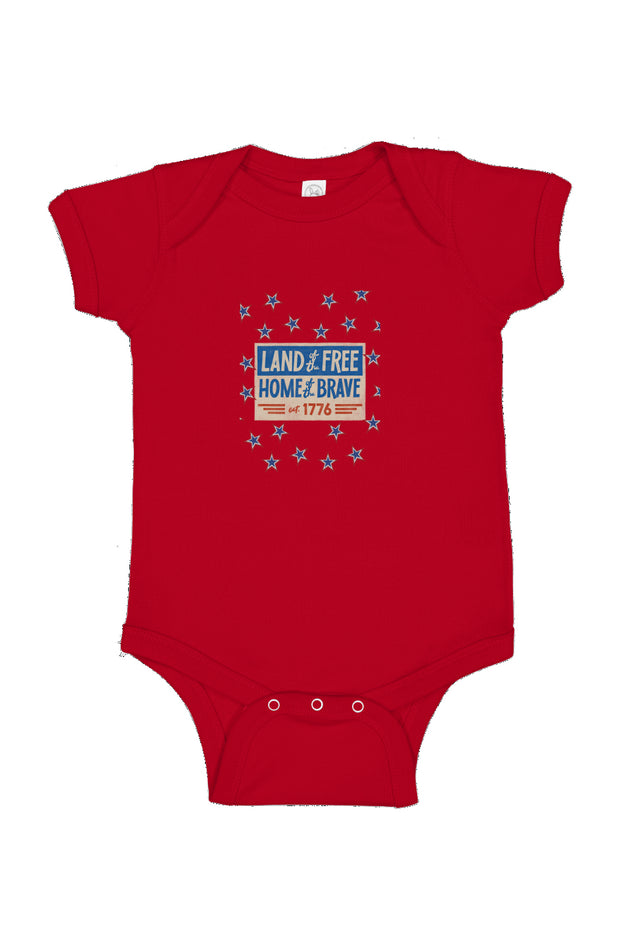 Red, White, And Blue - 4th of July - Star Party - Infant Fine Jersey Bodysuit