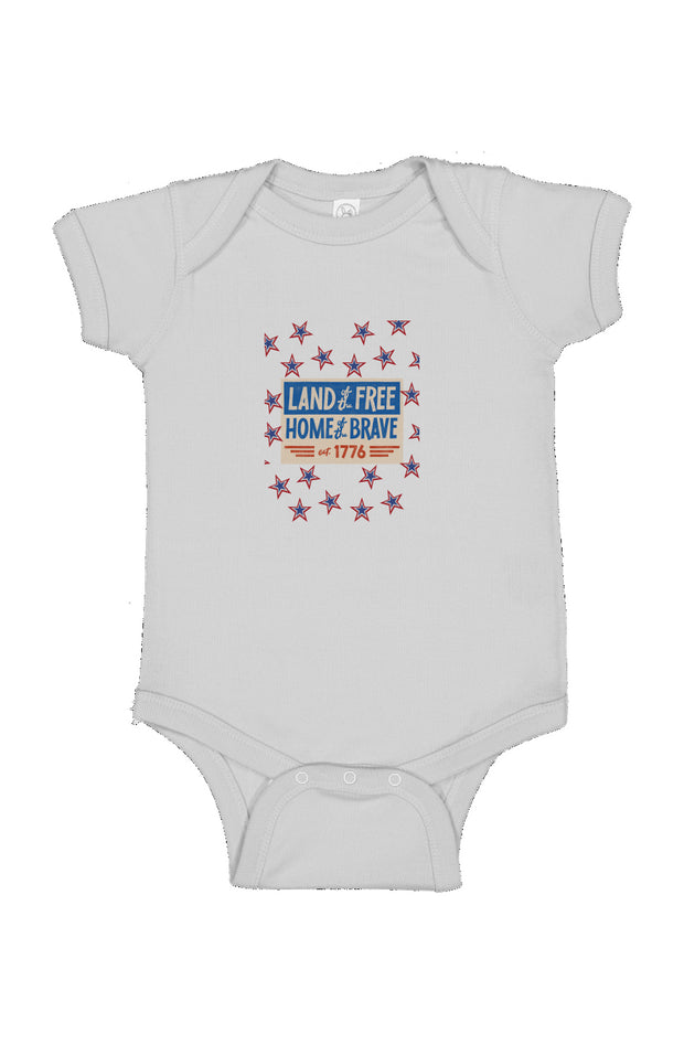 Red, White, And Blue - 4th of July - Star Party - Infant Fine Jersey Bodysuit