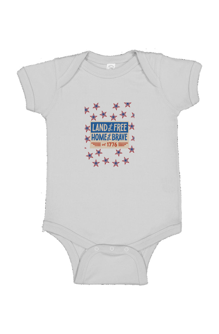 Red, White, And Blue - 4th of July - Star Party - Infant Fine Jersey Bodysuit