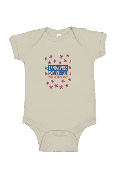 Red, White, And Blue - 4th of July - Star Party - Infant Fine Jersey Bodysuit