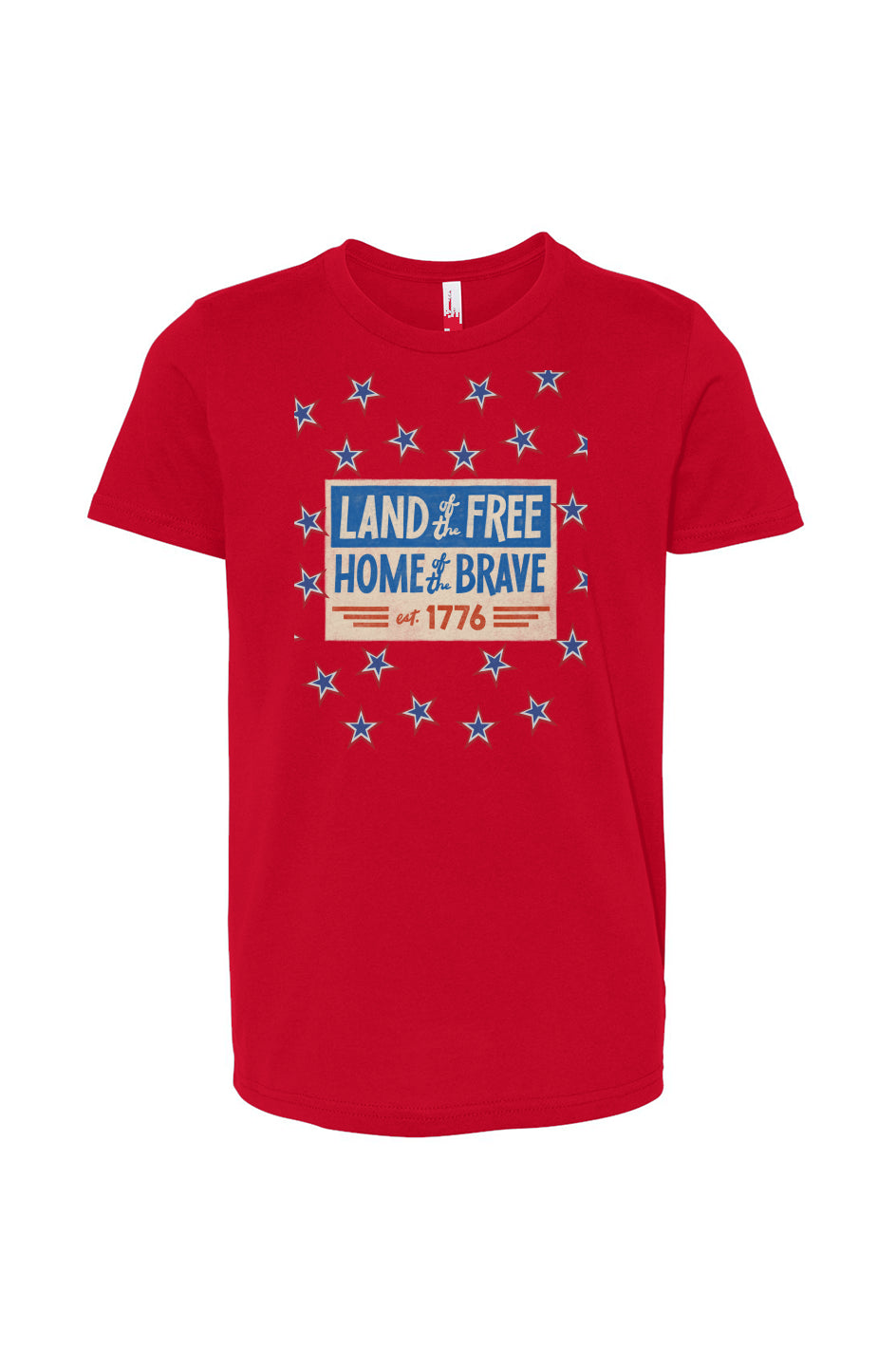 Red, White, And Blue - 4th of July - Star Party - Youth Jersey Tee