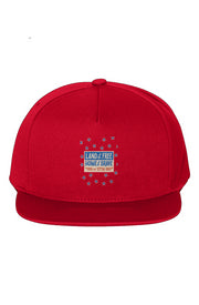 Red, White, And Blue - 4th of July - Star Party - 5-Panel Cotton Twill Snapback Cap