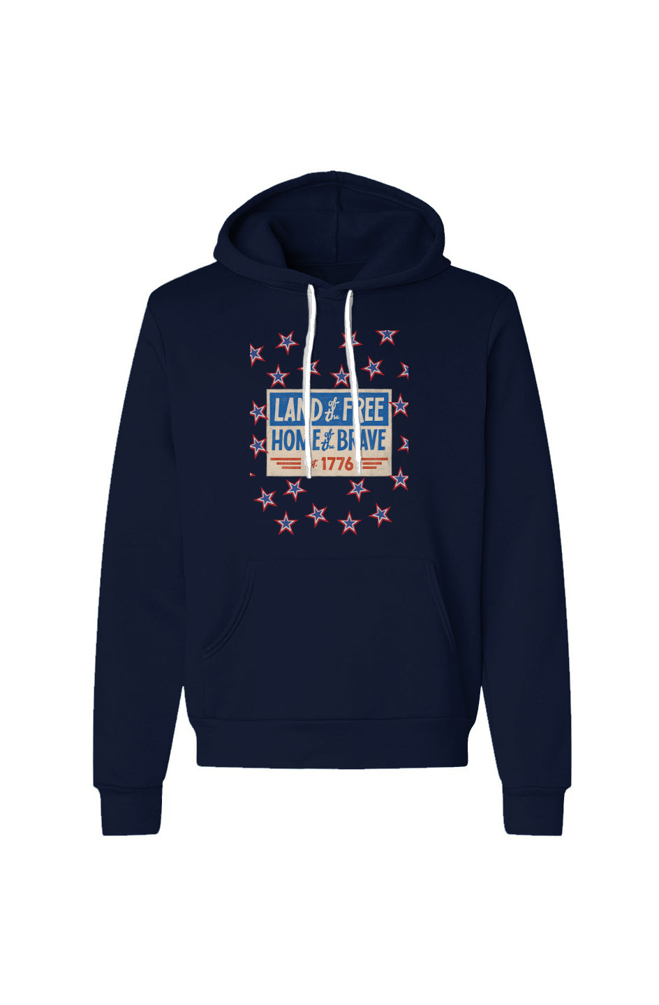 Red, White, And Blue - 4th of July - Star Party - Unisex Pullover Hoodie