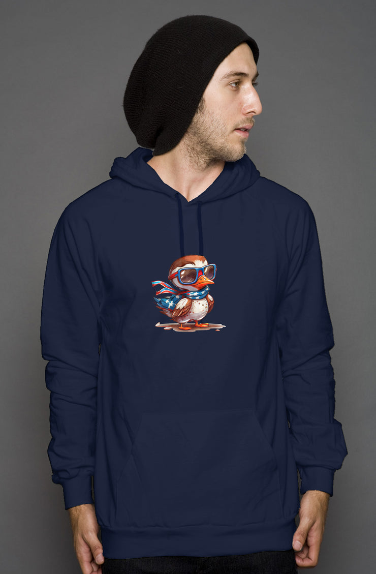 Red, White, And Blue - 4th of July - Flyin Eagle - pullover hoody